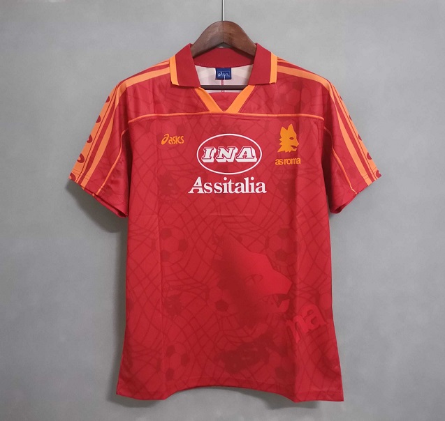AAA Quality Roma 95/96 Home Soccer Jersey